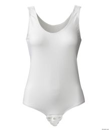 Womens Special Needs Undergarment - Anti Strip - Alzheimers - Adult Onesie (Size: SMA, Color: white)
