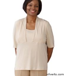 Caregiver Incontinence Dignity Suit - Great For Homecare & Nursing Home Dementia Patients (Size: LGE, Color: deep blue)