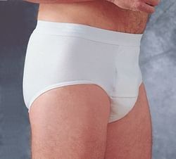 HealthDri Cotton Brief (Size: Large (38-40), Option: Moderate)